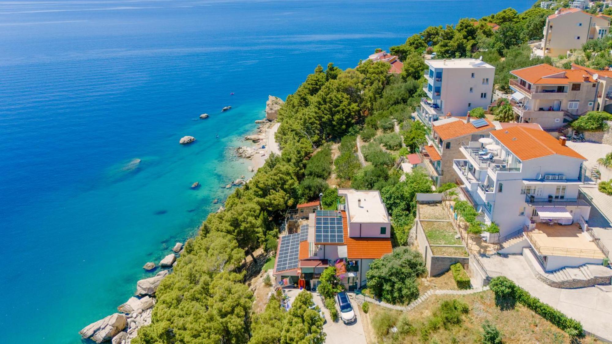 Seaview Apartments Nives Brela Dış mekan fotoğraf