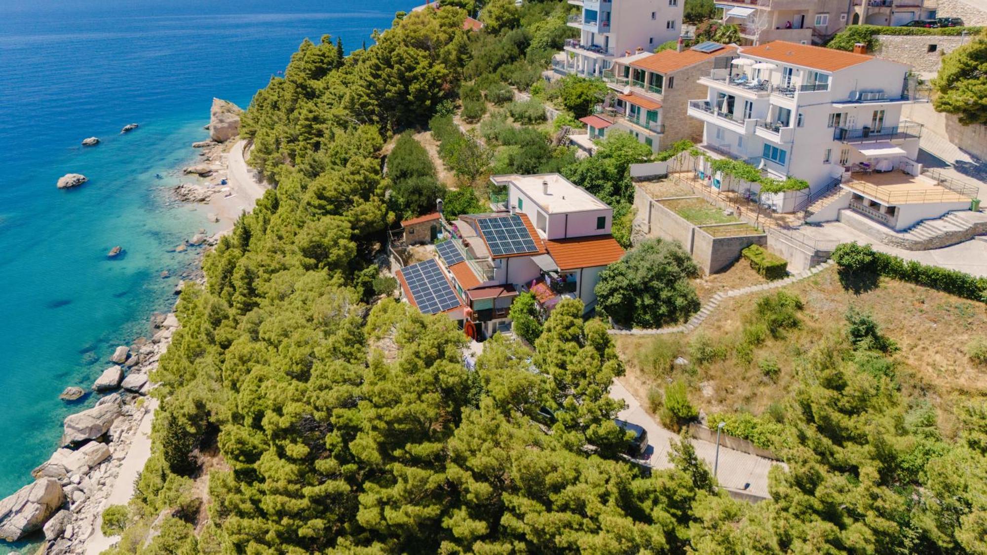 Seaview Apartments Nives Brela Dış mekan fotoğraf