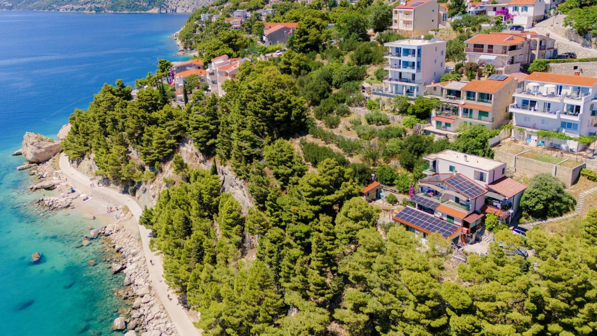 Seaview Apartments Nives Brela Dış mekan fotoğraf