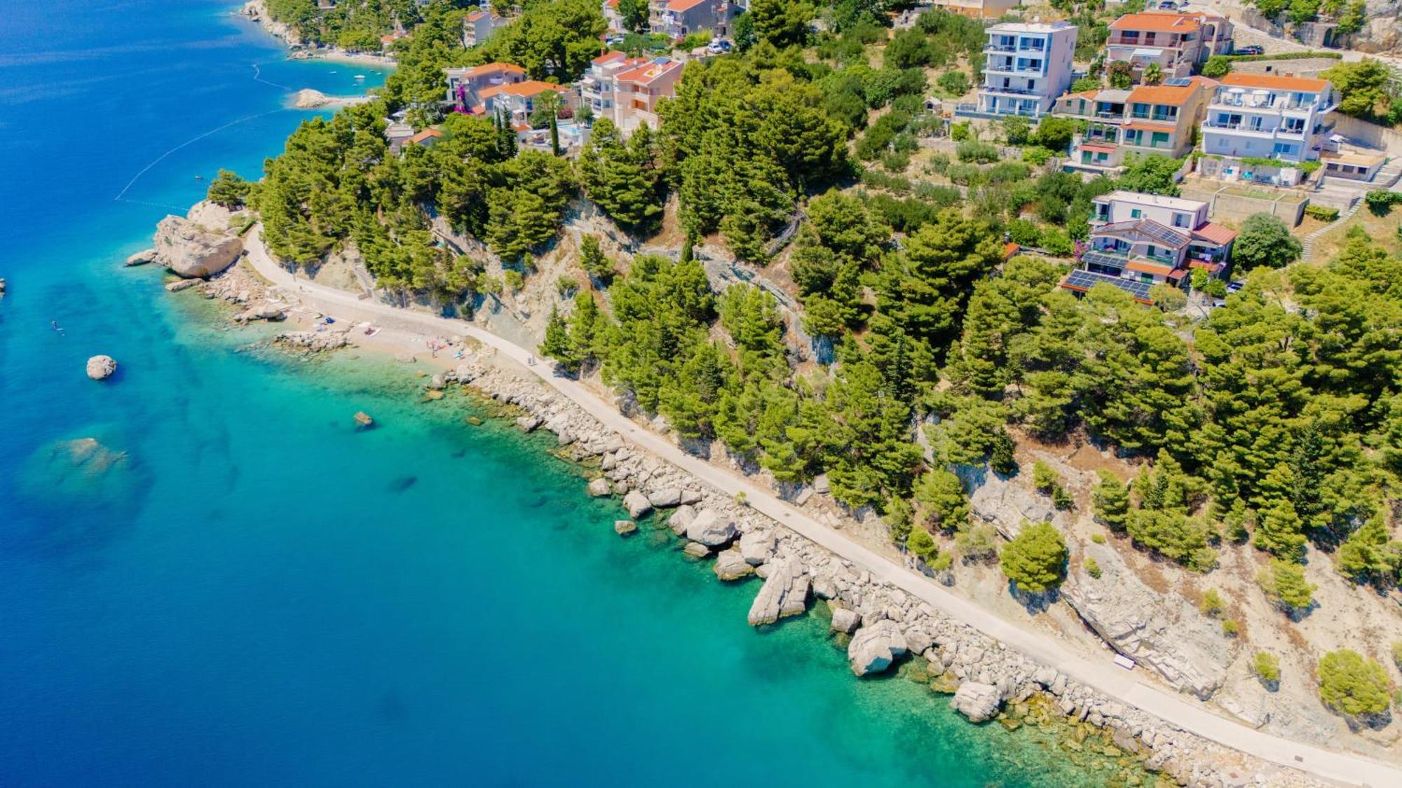 Seaview Apartments Nives Brela Dış mekan fotoğraf